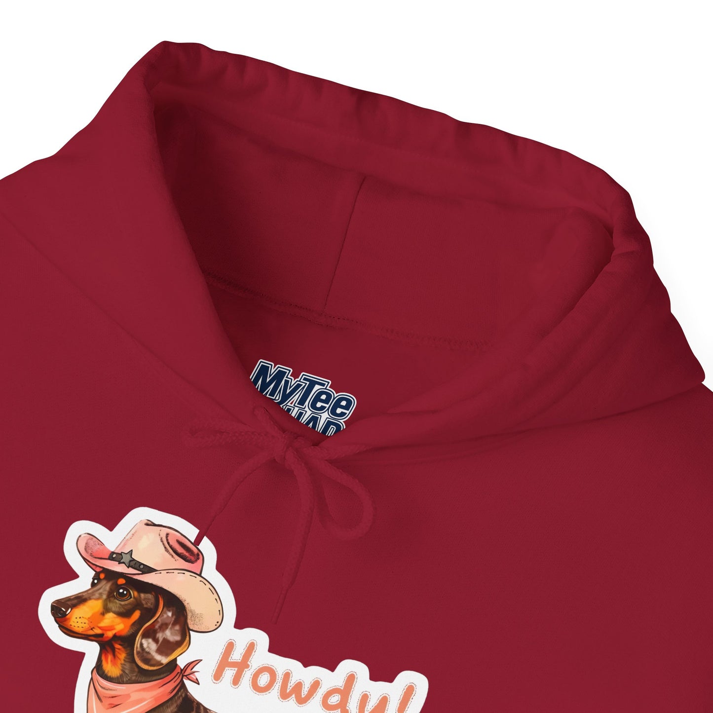 Dachshund Howdy Unisex Hoodie – For Proud Pup Parents With Western Soul