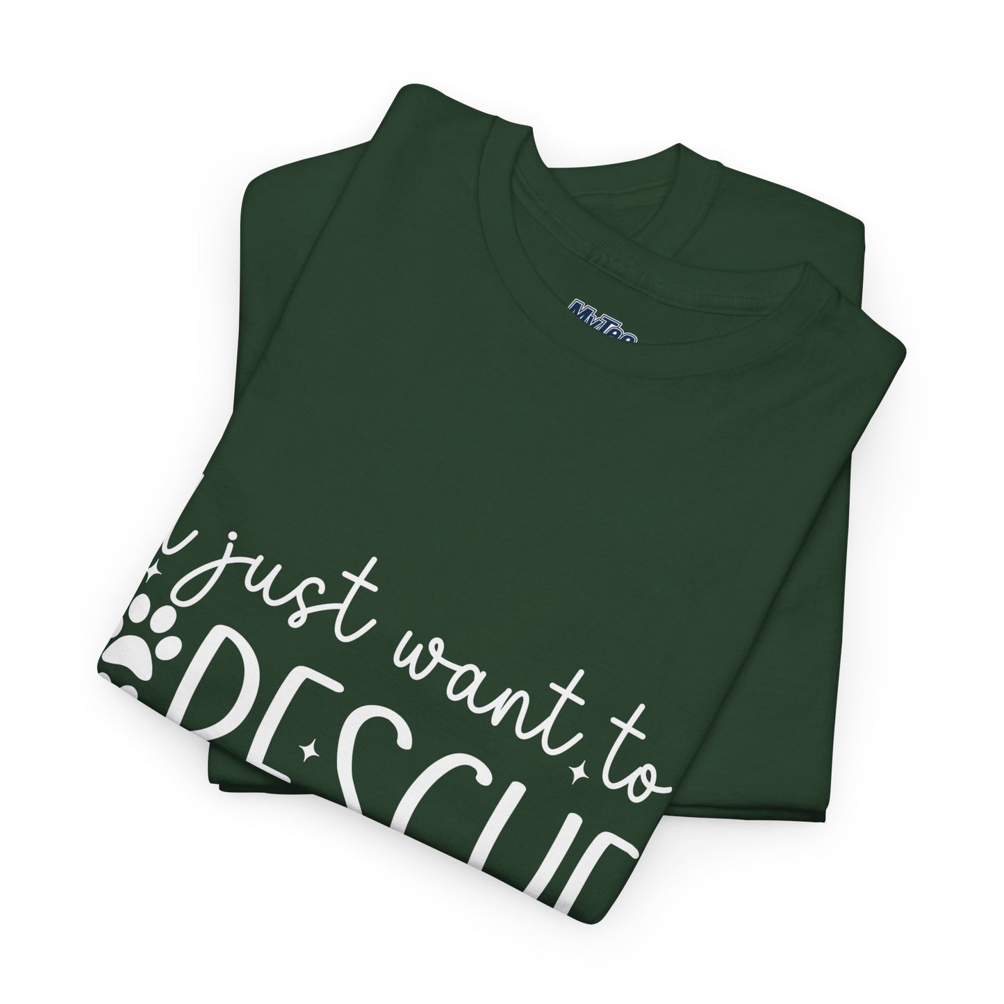 I Just Want To Rescue All The Doga Unisex T-Shirt – Soft Style, Big Heart