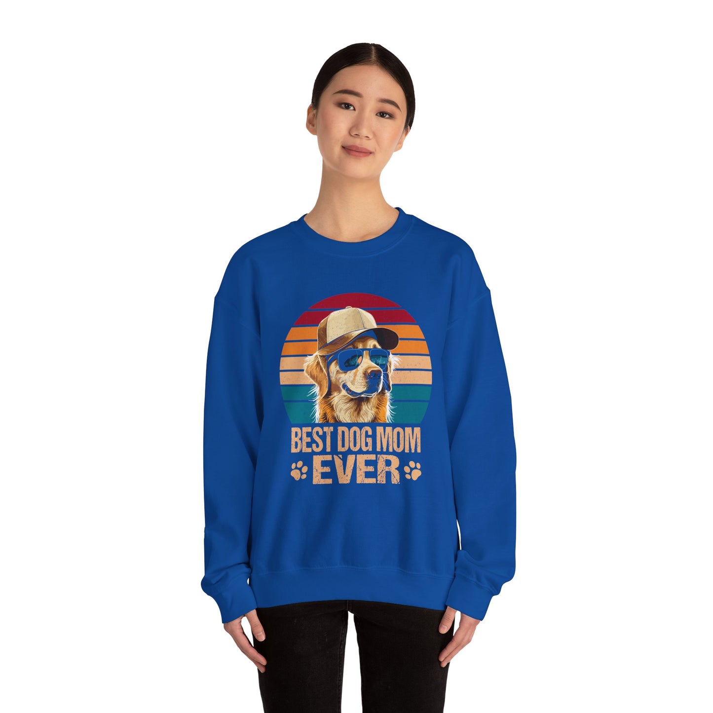 Best Dog Mom Ever Golden Retriever Sweatshirt