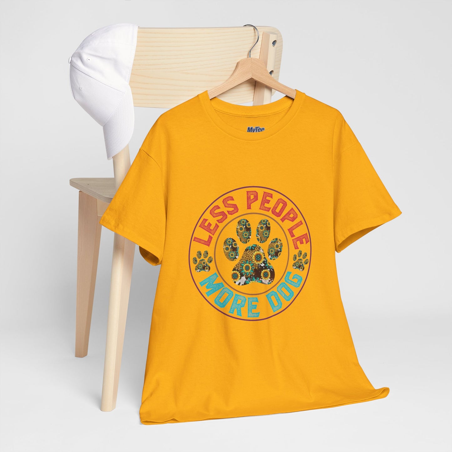 Less People More Dog Unisex Cotton T-Shirt