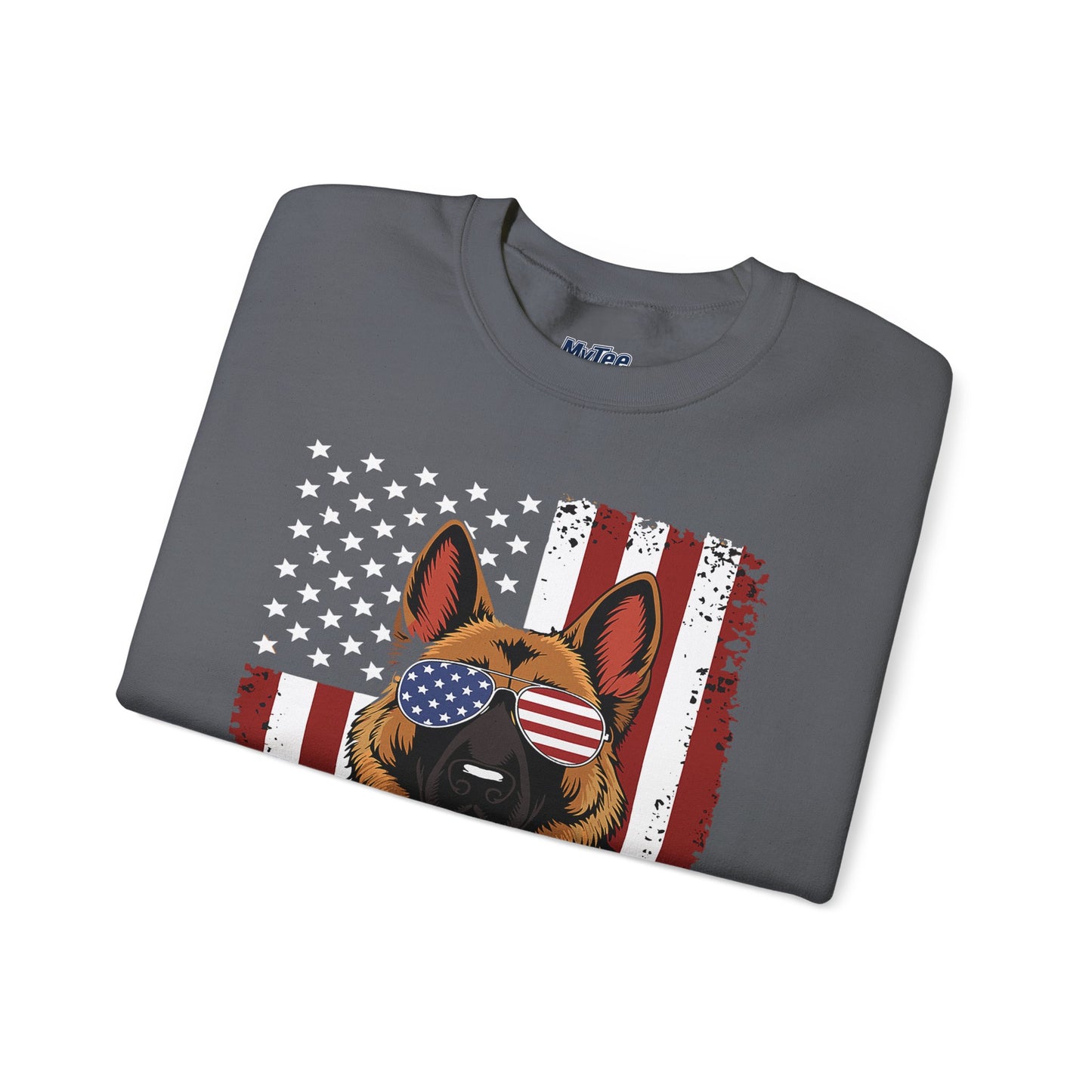 Patriotic German Shephard Dog Unisex Sweatshirt