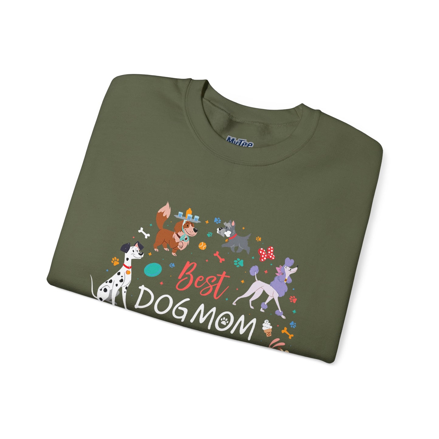 Best Dog Mom Ever Sweatshirt | Warm & Furry Crewneck