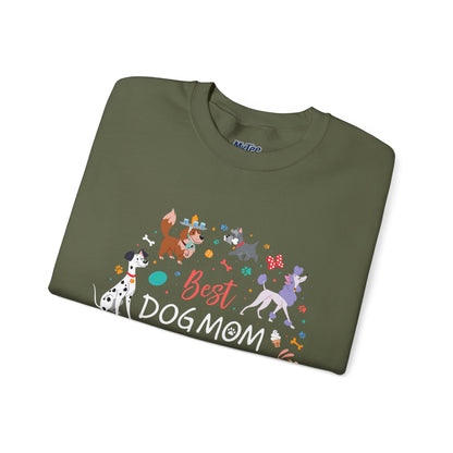 Best Dog Mom Ever Sweatshirt | Warm & Furry Crewneck