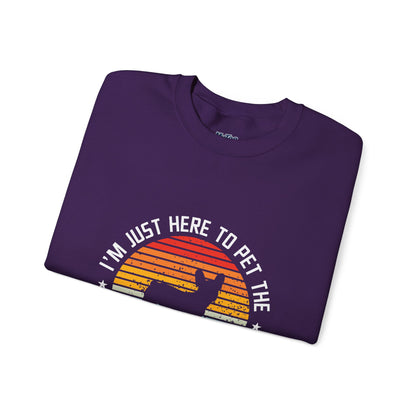 I'm Just Here To Pet The Labrador Retiever Unisex Sweatshirts