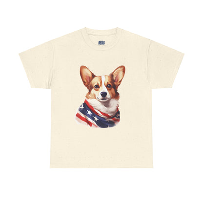 Patriotic Pembroke Welsh Corgi Unisex T-Shirt