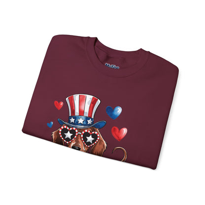 Patriotic Dachshund Dog Unisex Sweatshirt