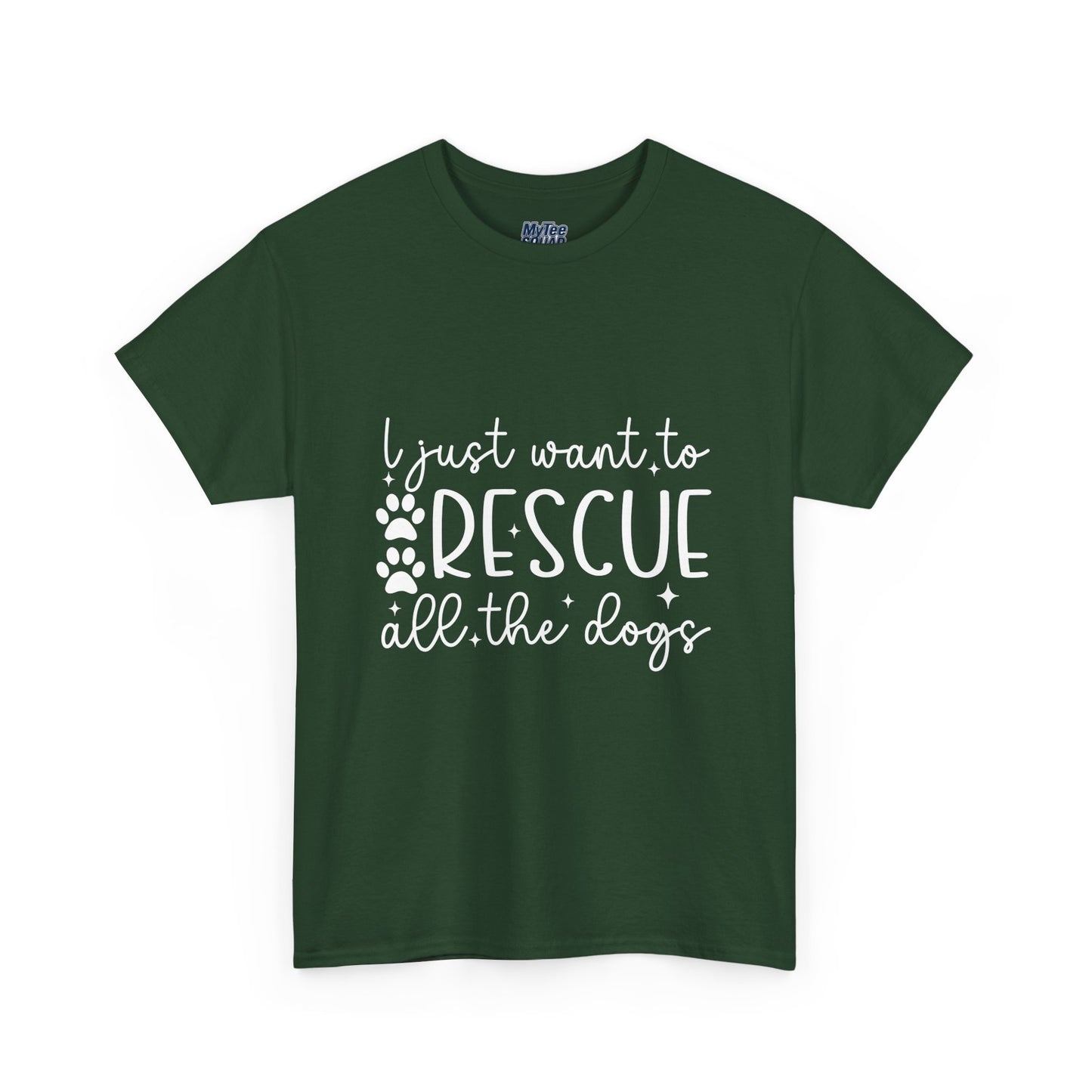 I Just Want To Rescue All The Doga Unisex T-Shirt – Soft Style, Big Heart