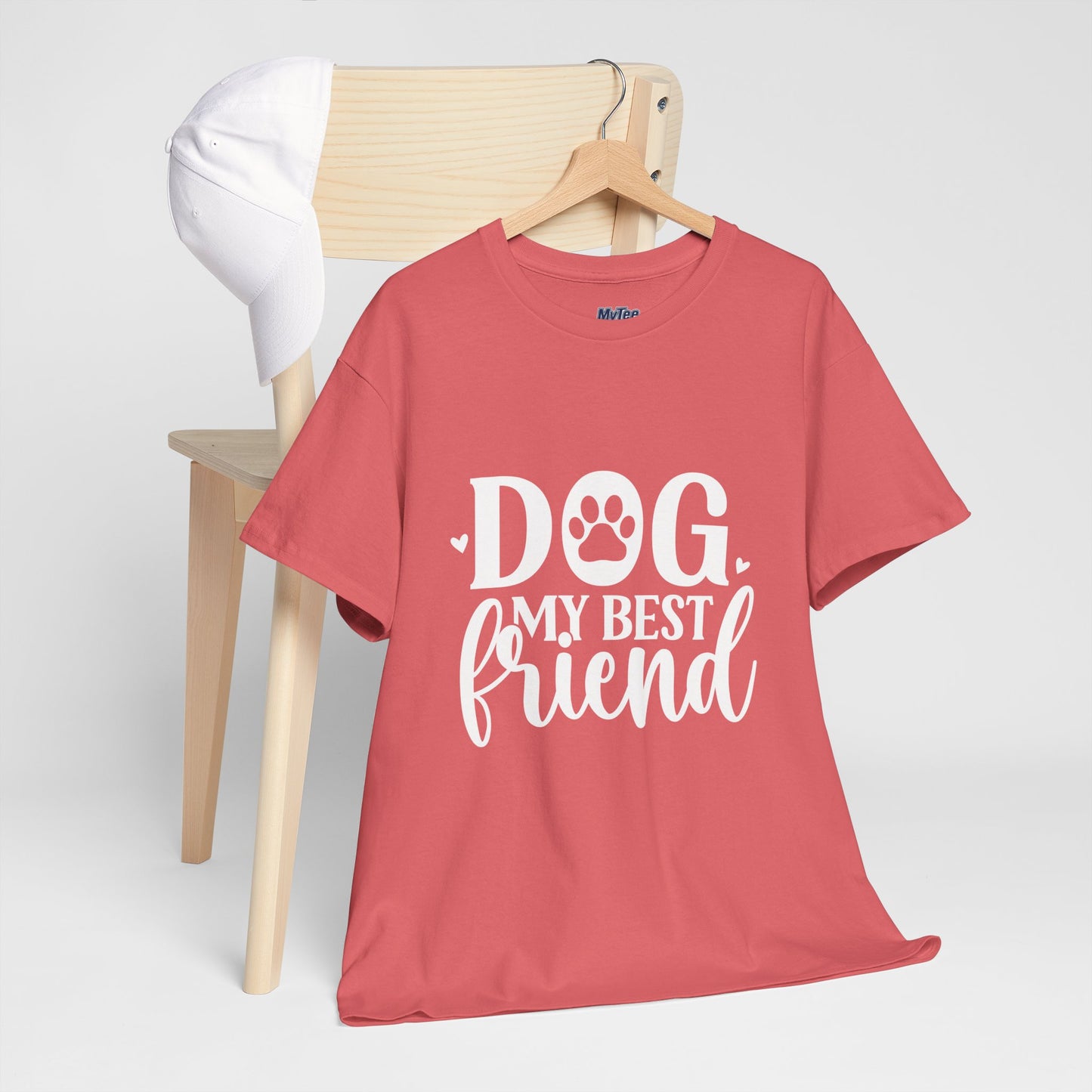 Dog My Best Friend Unisex Heavy Cotton T-Shirt | Pet Owner Apparel