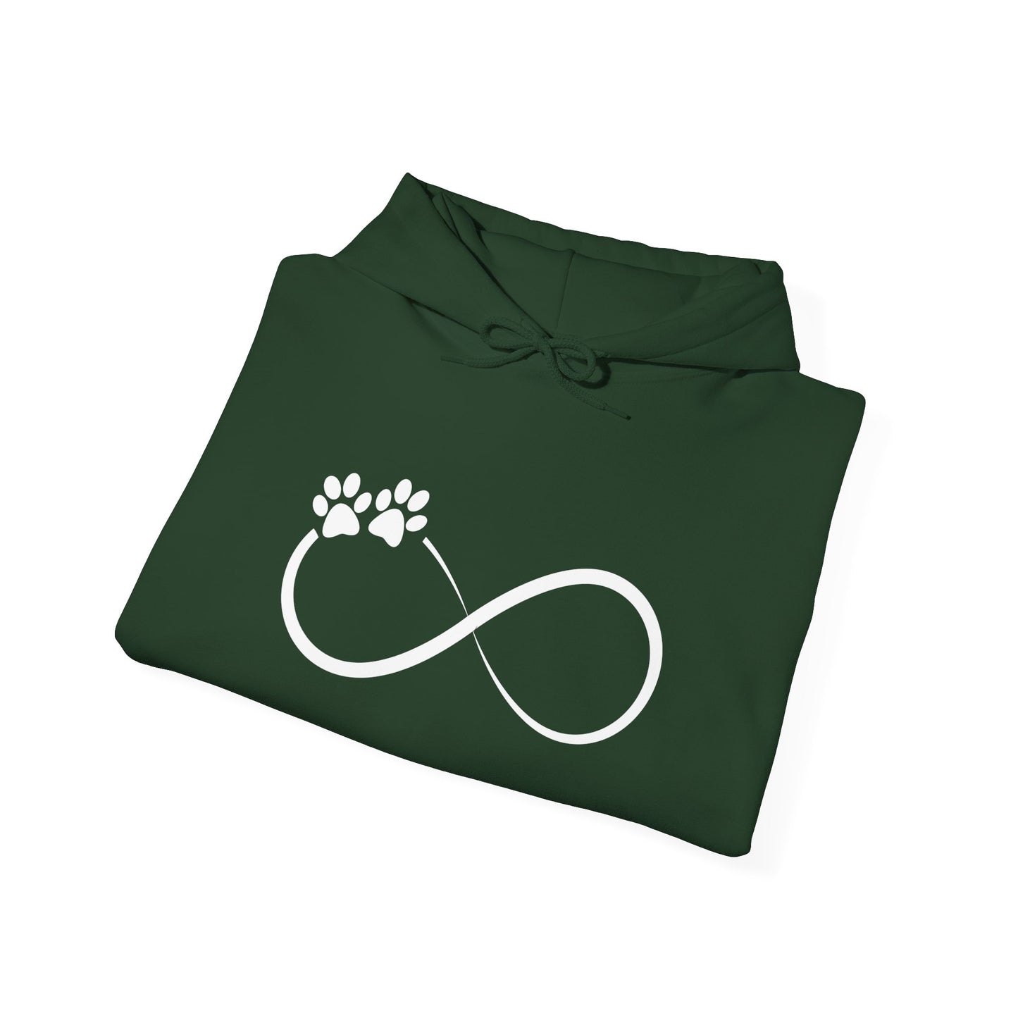 Infinity Paw Unisex Hoodie– Cozy & Timeless Love