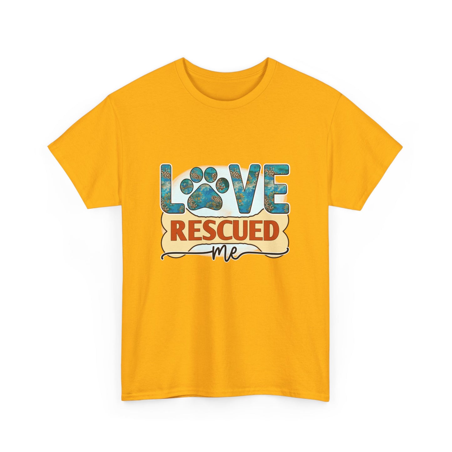 Love Rescued Me T-Shirt - Rescue Dogs Save Lives