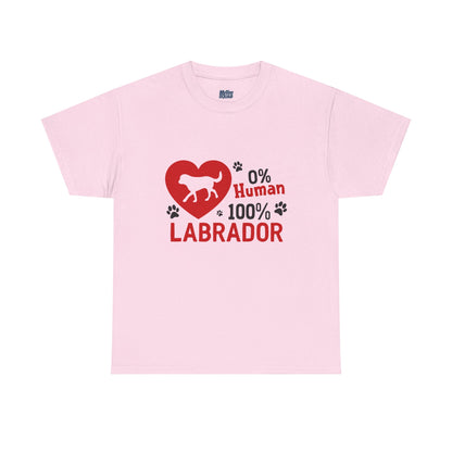 0 % Human, 100% Labrador Unisex T-Shirts