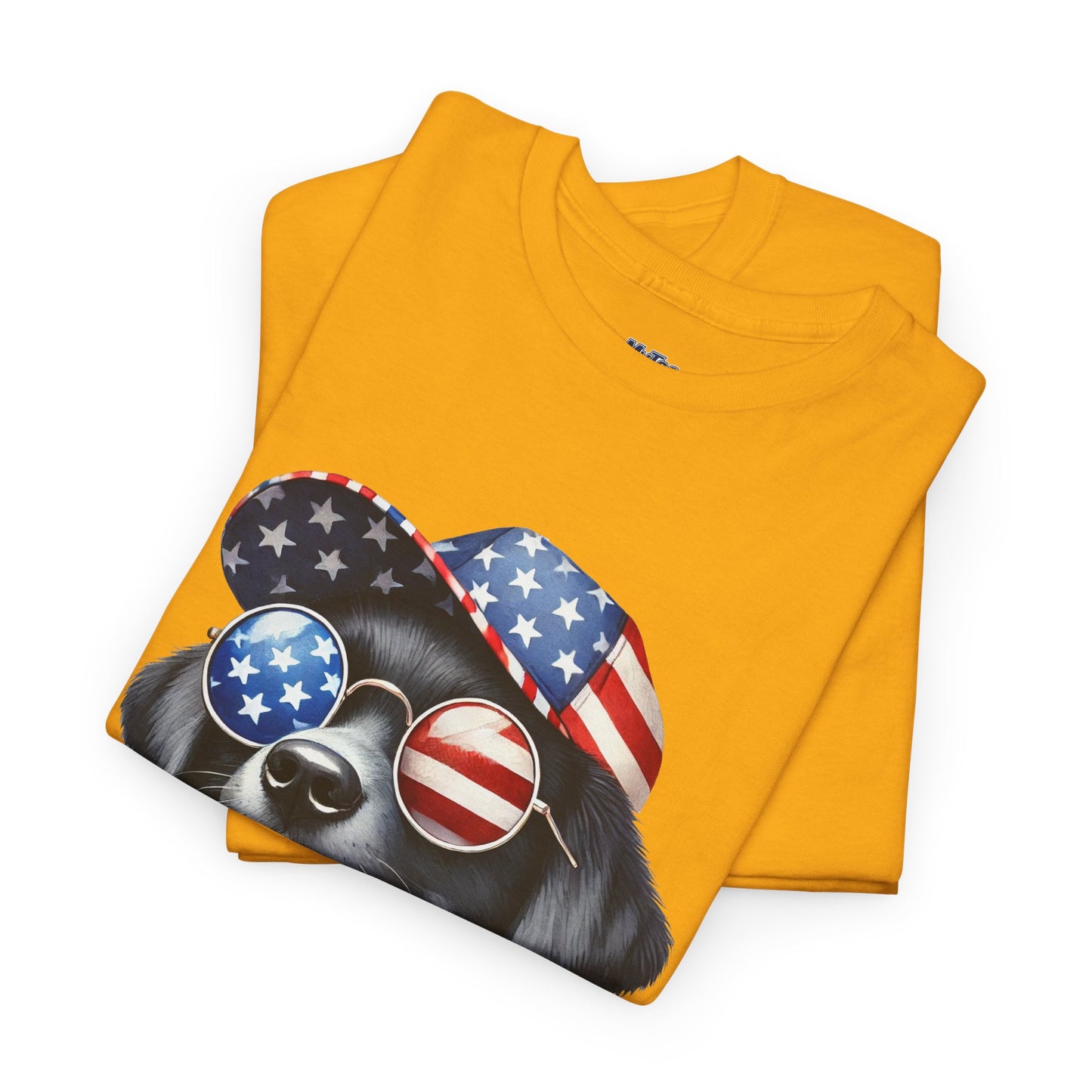 Patriotic Labrador Retriever With Sunglasses And Bow Unisex T-Shirts