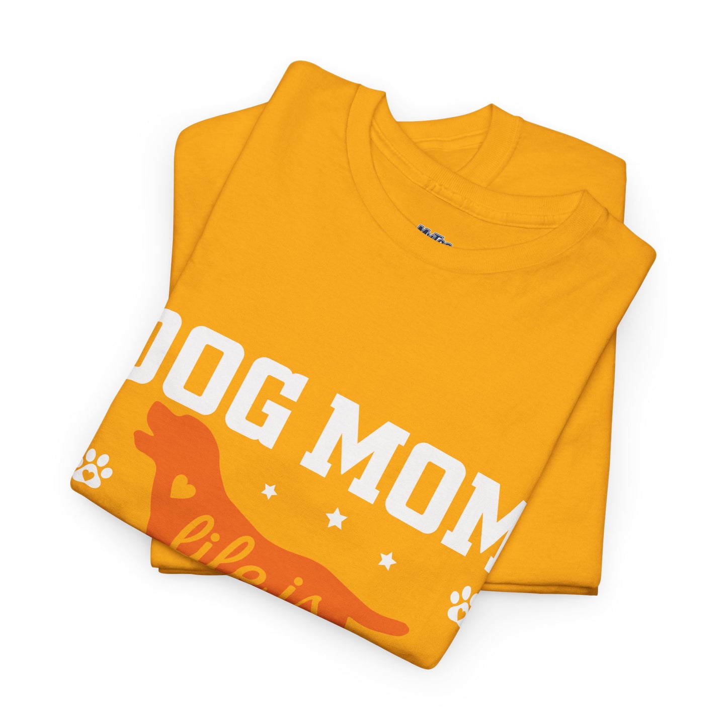 Dog Mom Life Is Ruff Cotton T-Shirt
