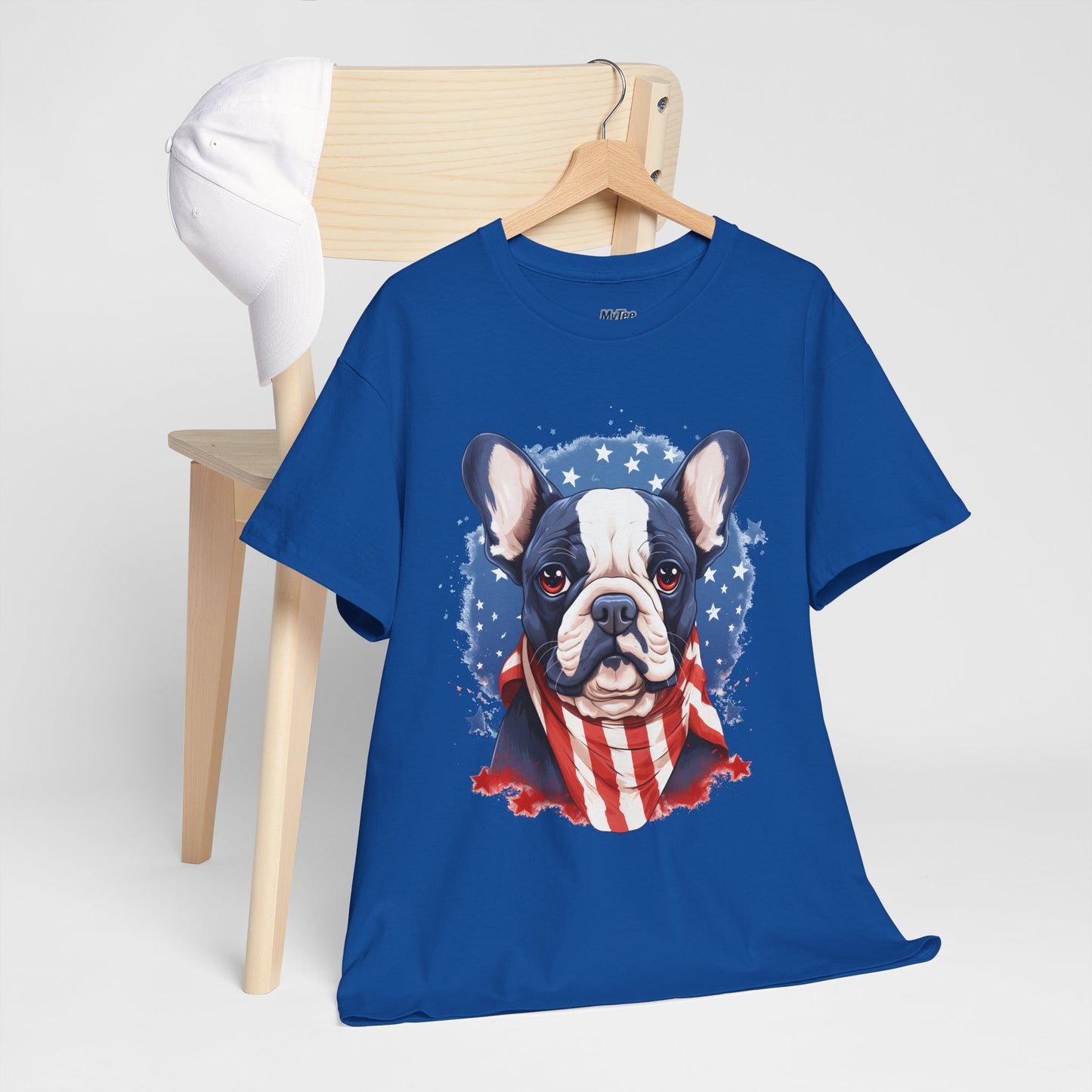 Patriotic French Bulldog Unisex T-Shirt | Dog Lover