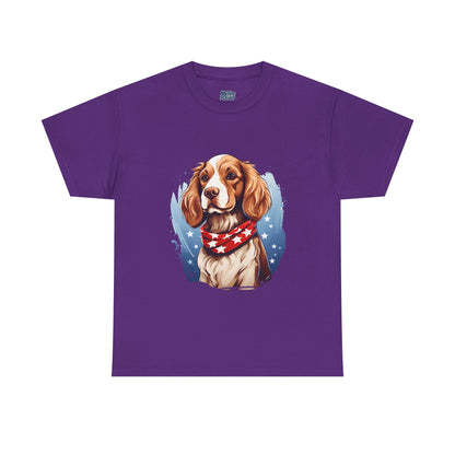 Patriotic Cocker Spaniel Unisex T-Shirt