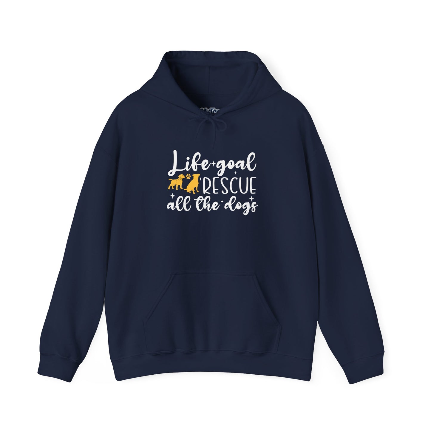 Life Goal Dog Rescue Unisex Hoodie – Cozy & Compassionate
