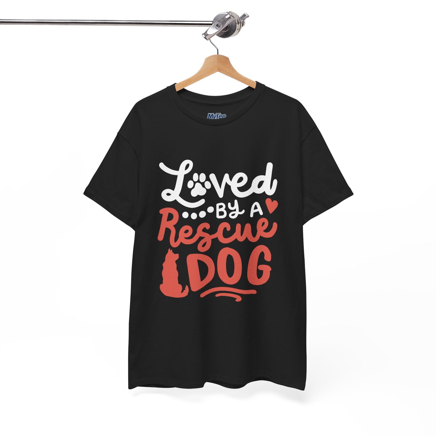 Loved By A Rescue Dog - Pet Lover T-Shirt
