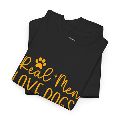 Real Men Love Dogs Cotton T-Shirts | Dog Lover