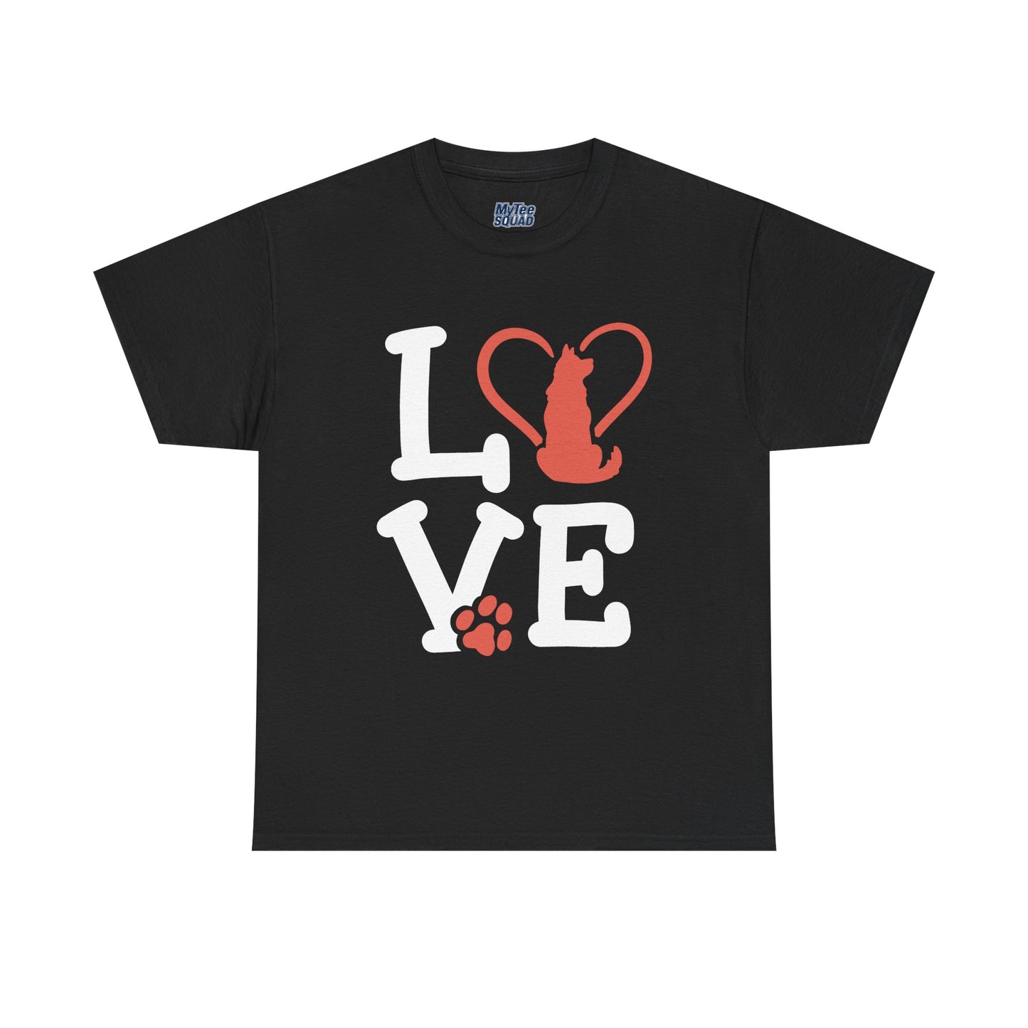 Love Dog Heart T-Shirt