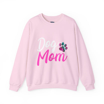 Snug Life: Dog Mom Edition – Graphic Crewneck Sweatshirt