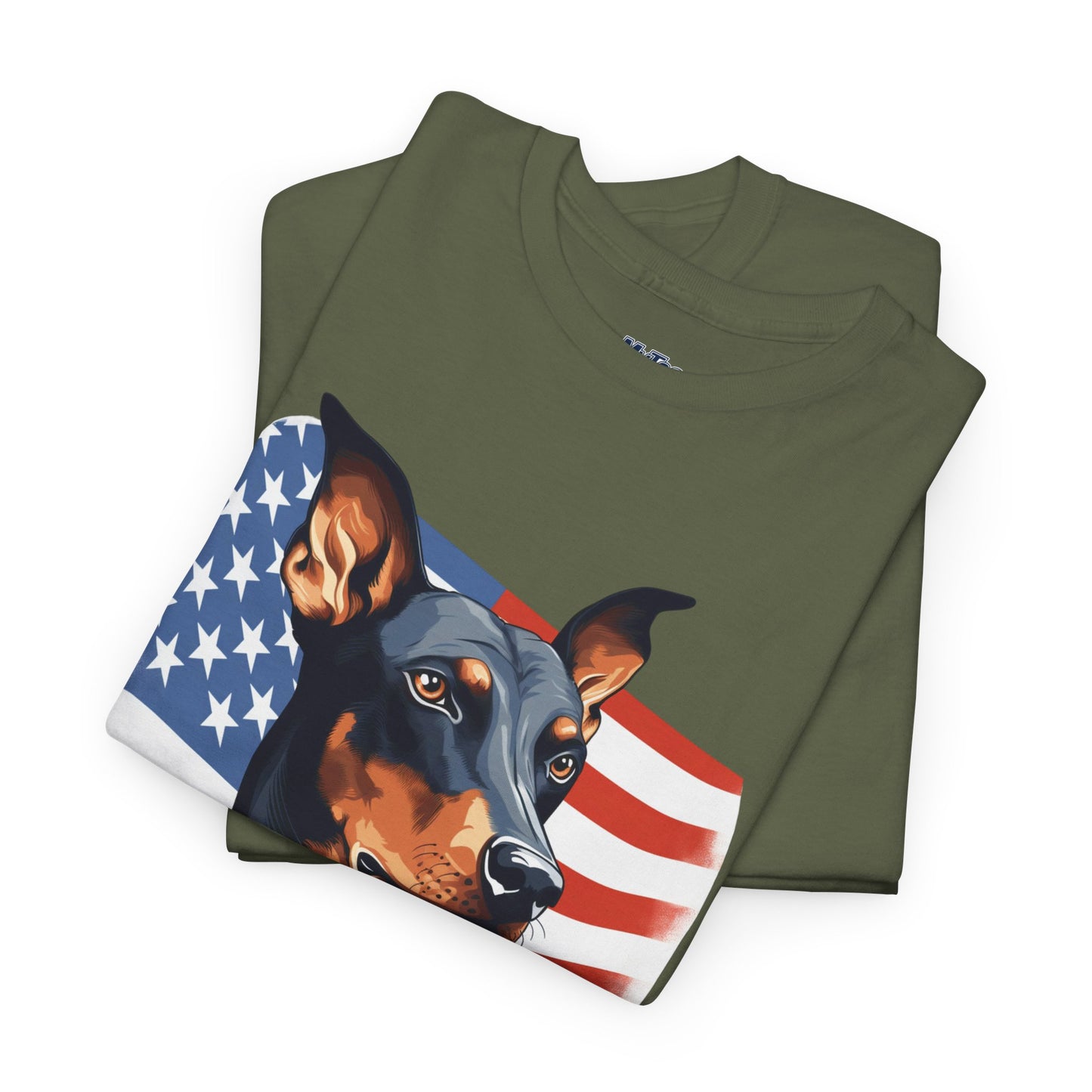 Patriotic Doberman Pinscher Unisex T-Shirt