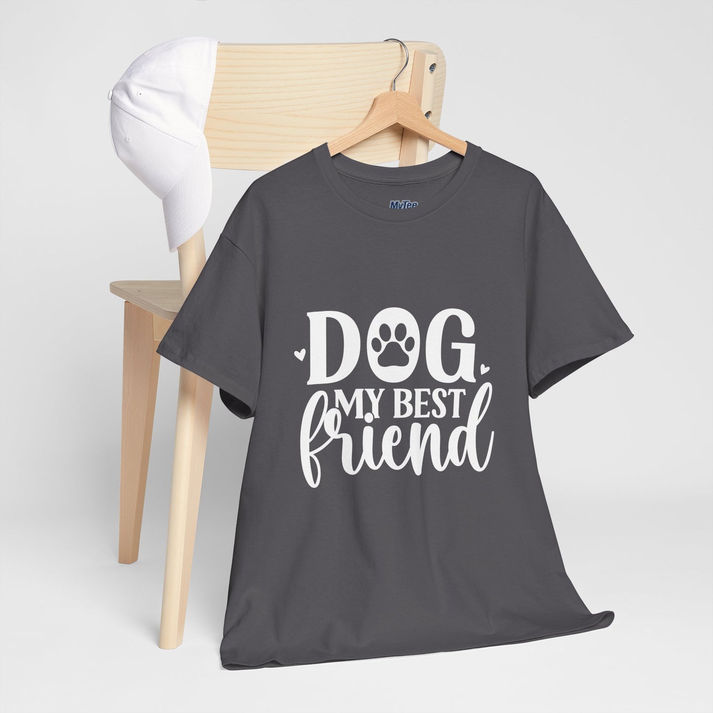 Dog My Best Friend Unisex Heavy Cotton T-Shirt | Pet Owner Apparel