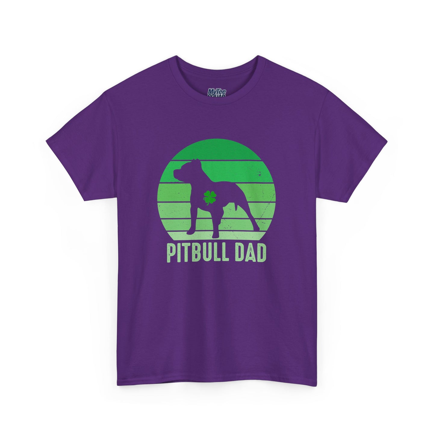 Pitbull Dad Heavy Cotton Tee | Father's Day Gift