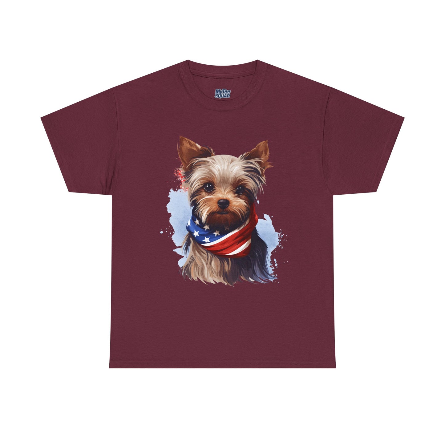 Patriotic Yorkshire Terrier Unisex T-Shirt