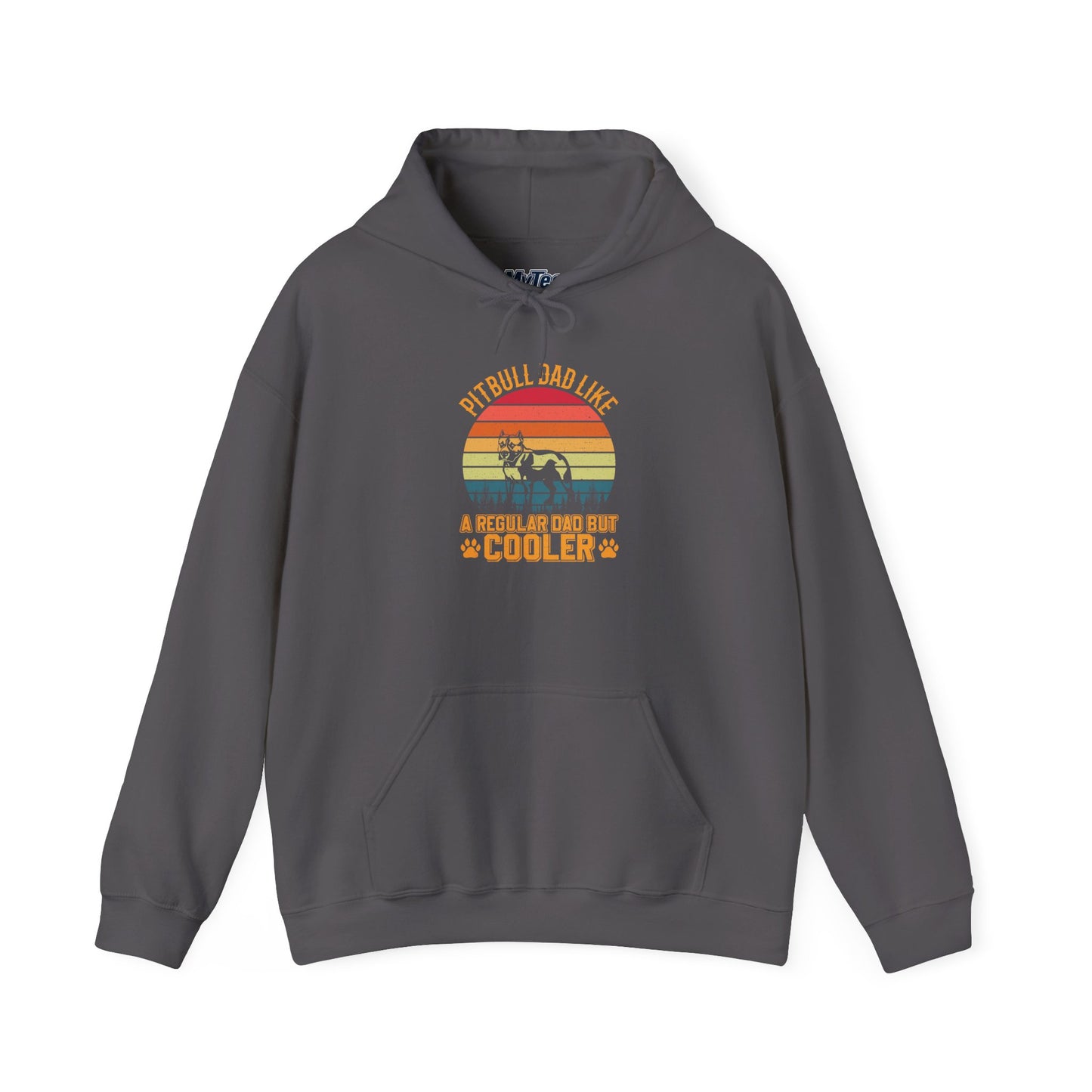 'Pitbull Dad Like A Regular Dad But Cooler' Cozy Hoodie