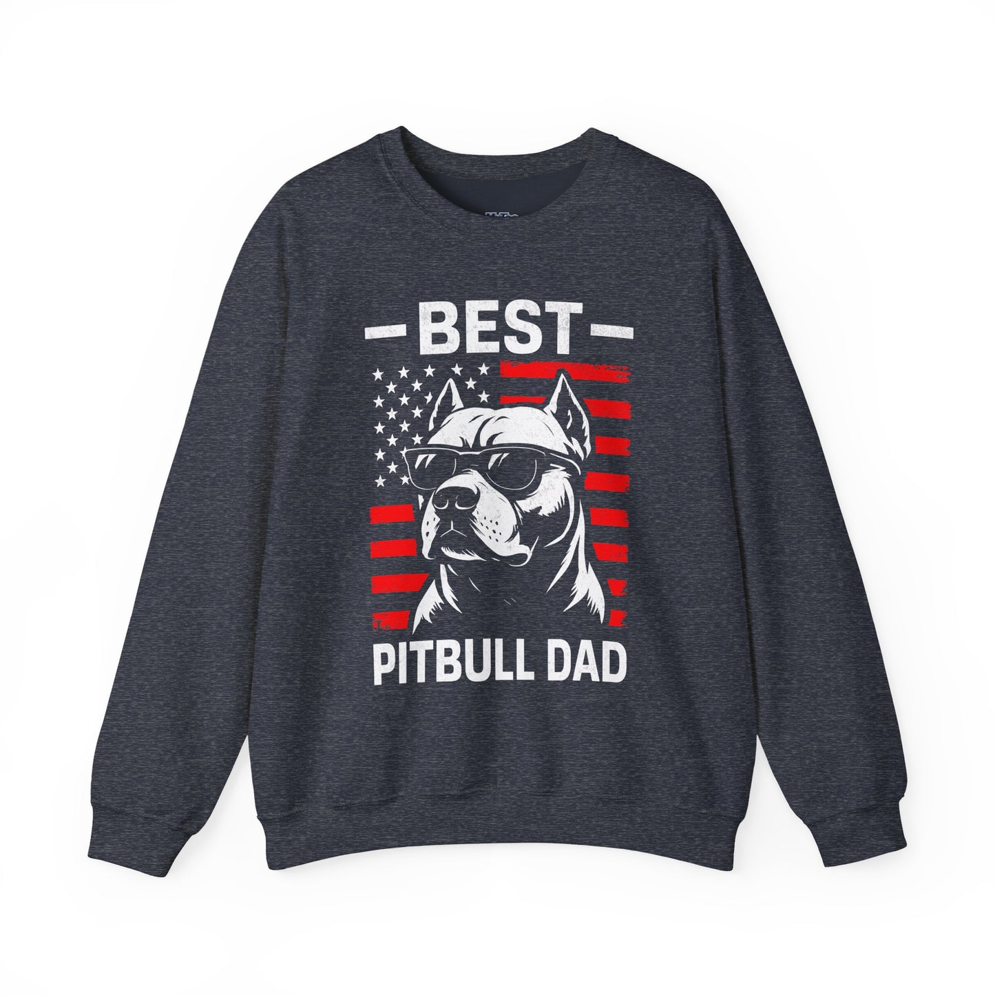 Best Pitbull Dad Ever SweatShirt For Proud Dog Father
