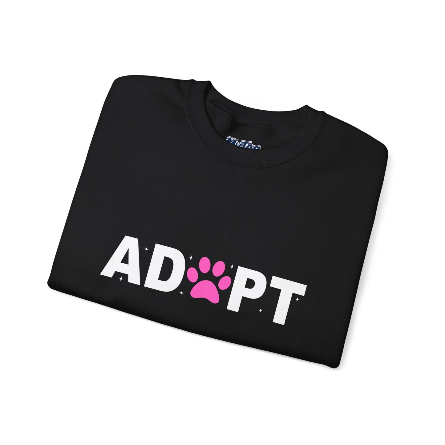 Adopt Themed Unisex Crewneck Sweatshirt - Comfortable Casual Wear