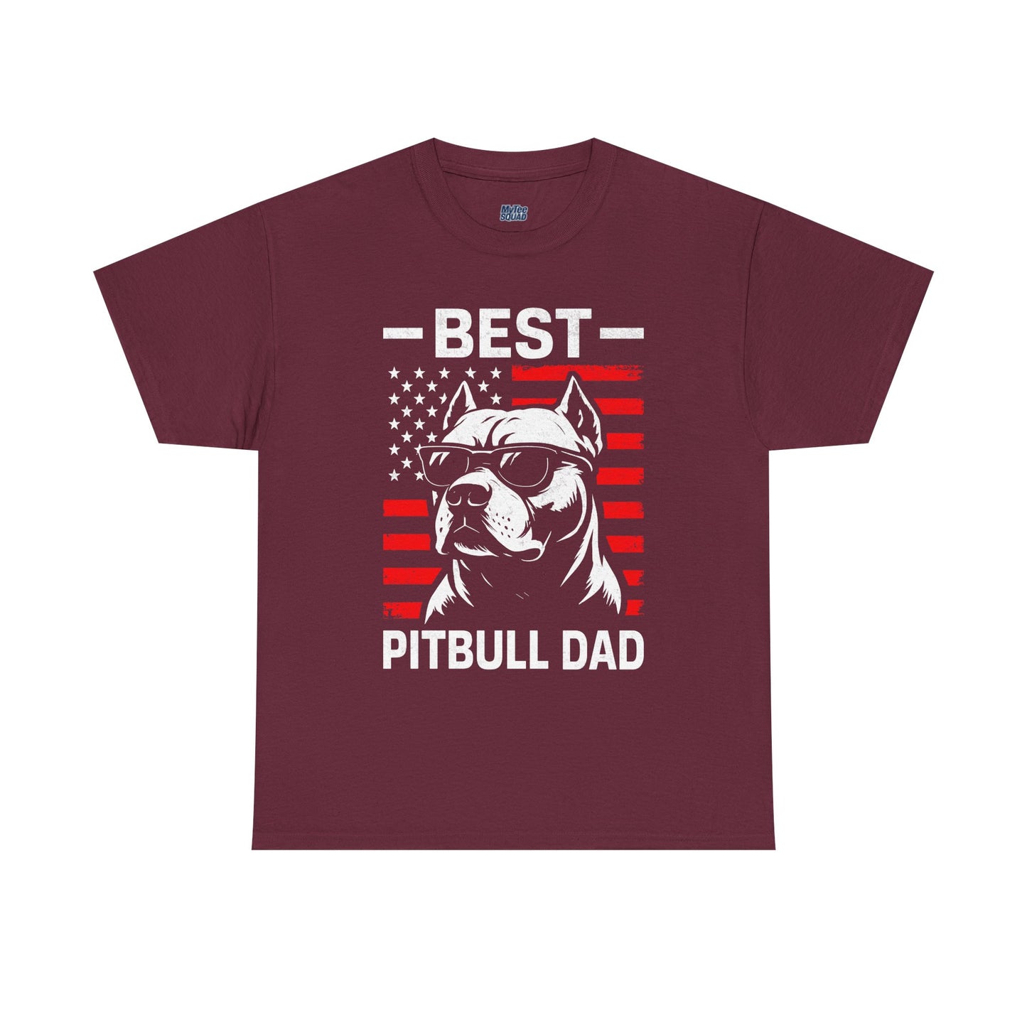 Best Pitbull Dad T-Shirt For Real Dog Father Only