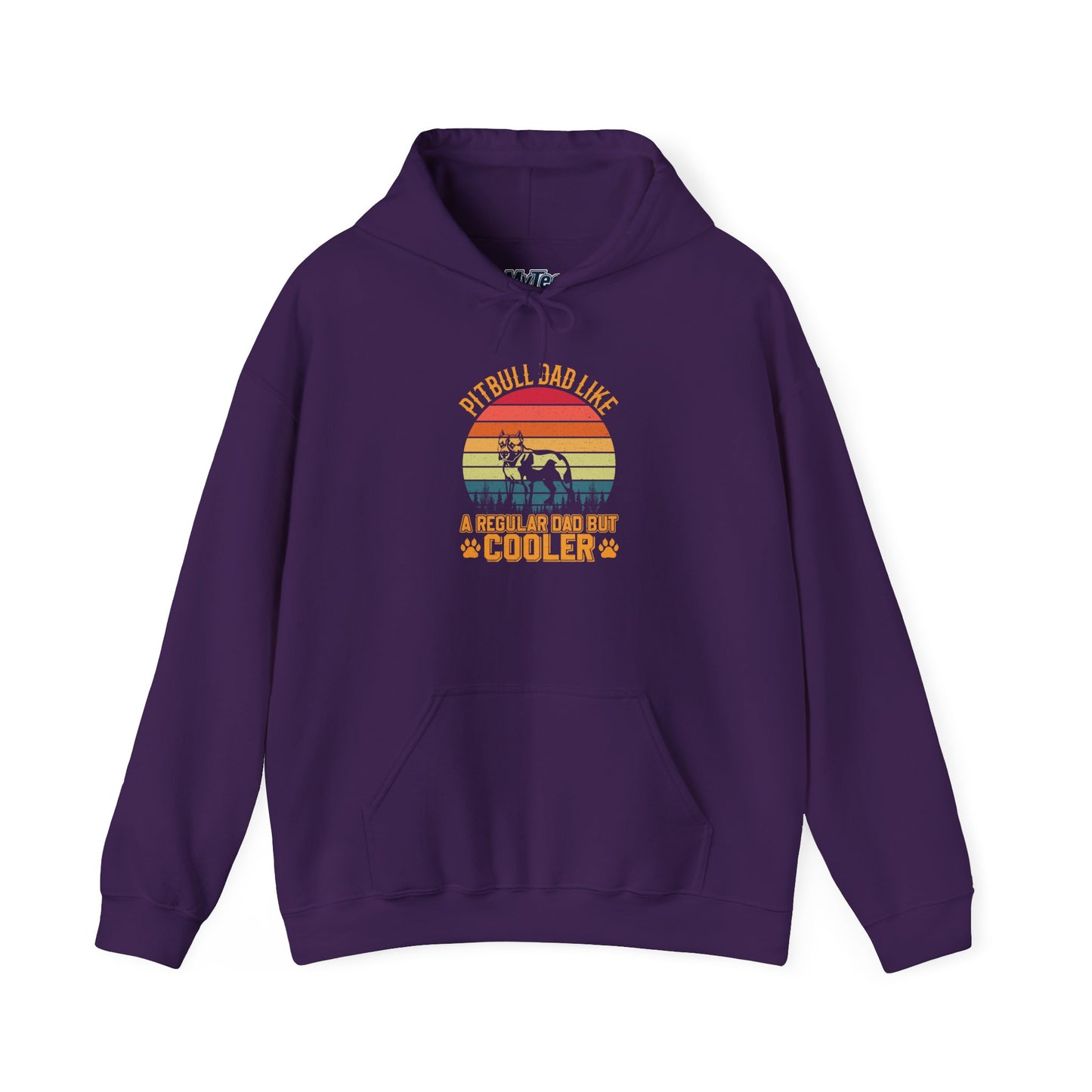 'Pitbull Dad Like A Regular Dad But Cooler' Cozy Hoodie