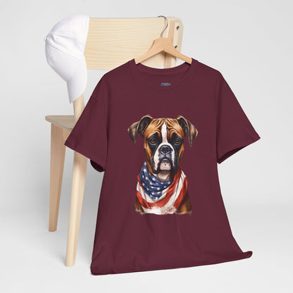 Patriotic Boxer Unisex T-Shirt