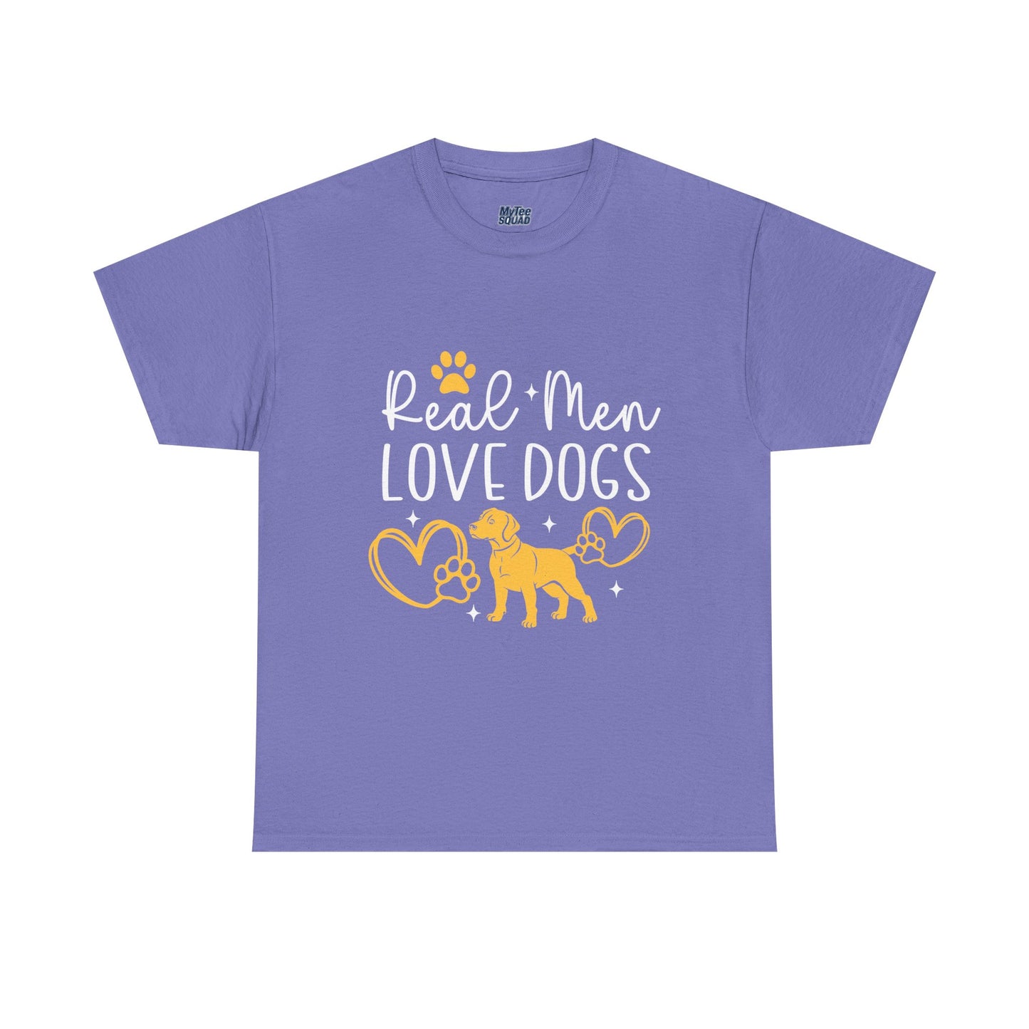 Real Men Love Dogs Cotton T-Shirts | Dog Lover
