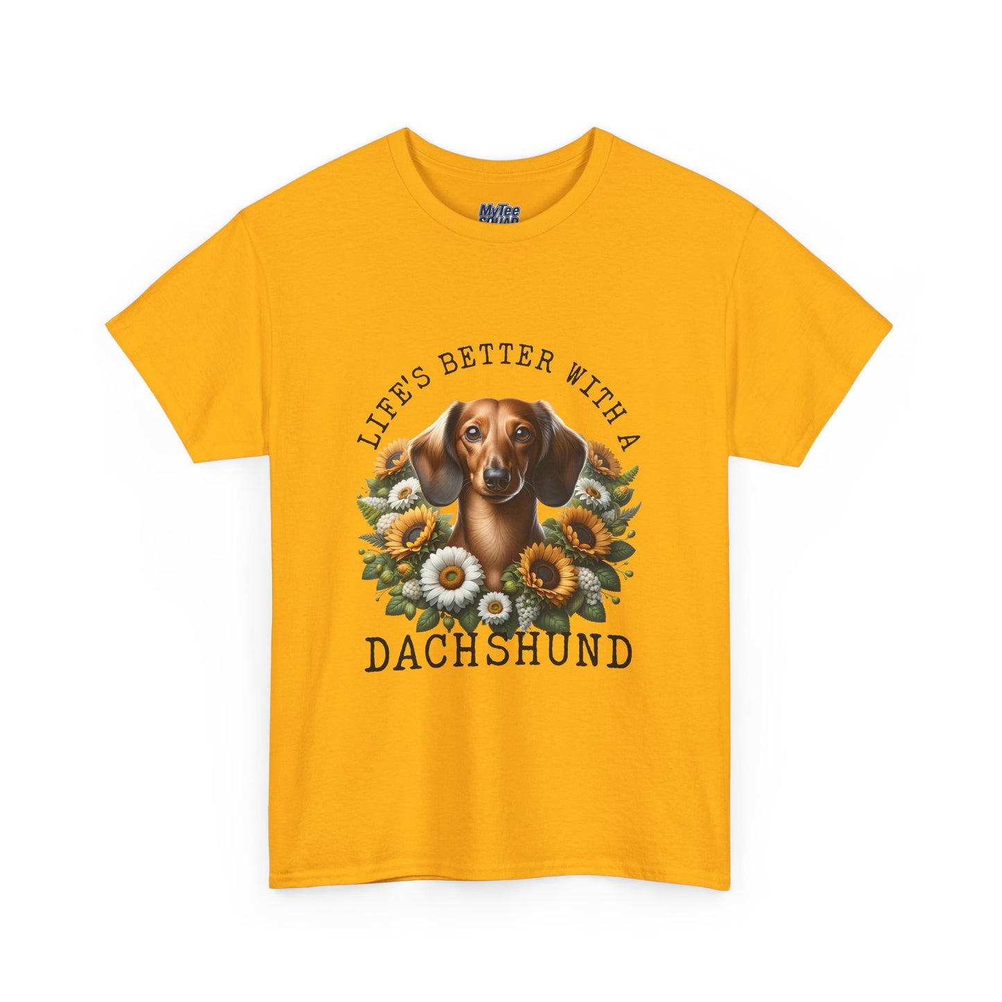 Dachshund Sunflower Unisex T-Shirt