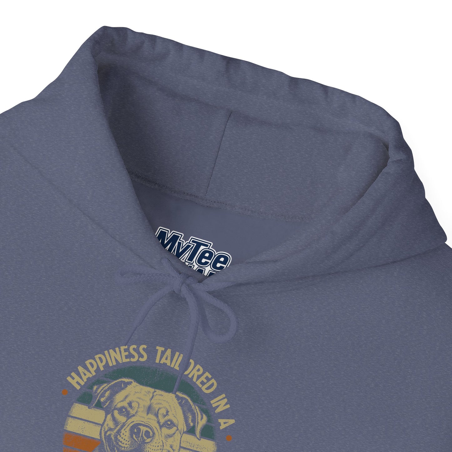 Happiness Tailored In A Pitbull Smile Unisex Heavy Blend Hoodie