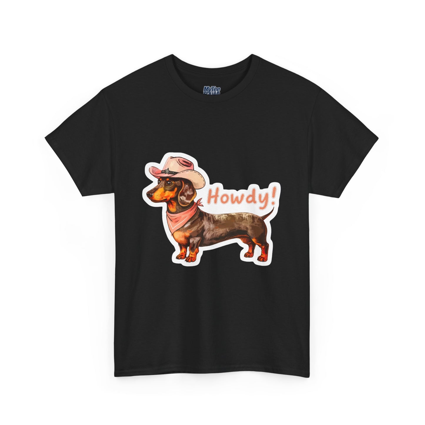 Dachshund Howdy Unisex T-Shirt – Southern Charm For Pup Fans