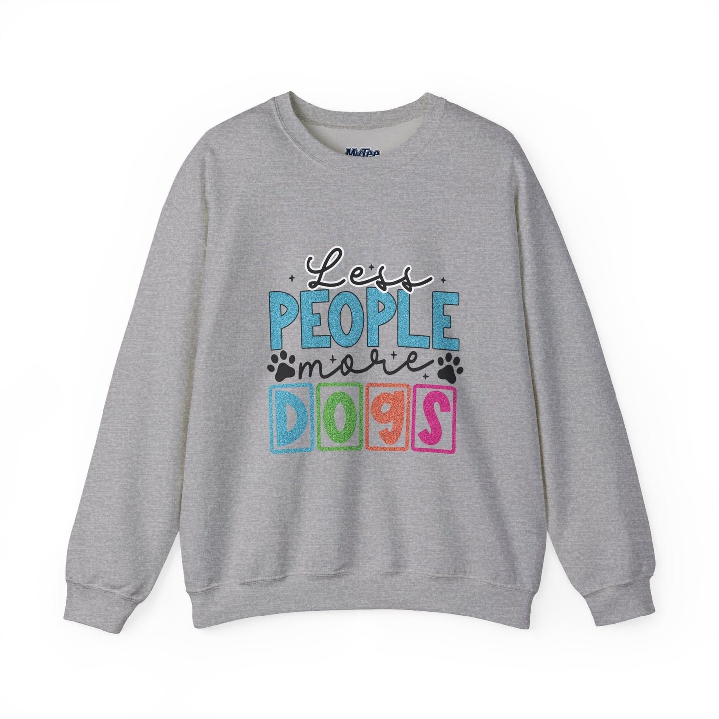 Less People More Dogs Unisex Crewneck Sweatshirt | Pet Owner Gift