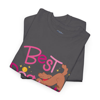 Best Dog Mom Ever Cotton T-Shirt For Proud Mothers