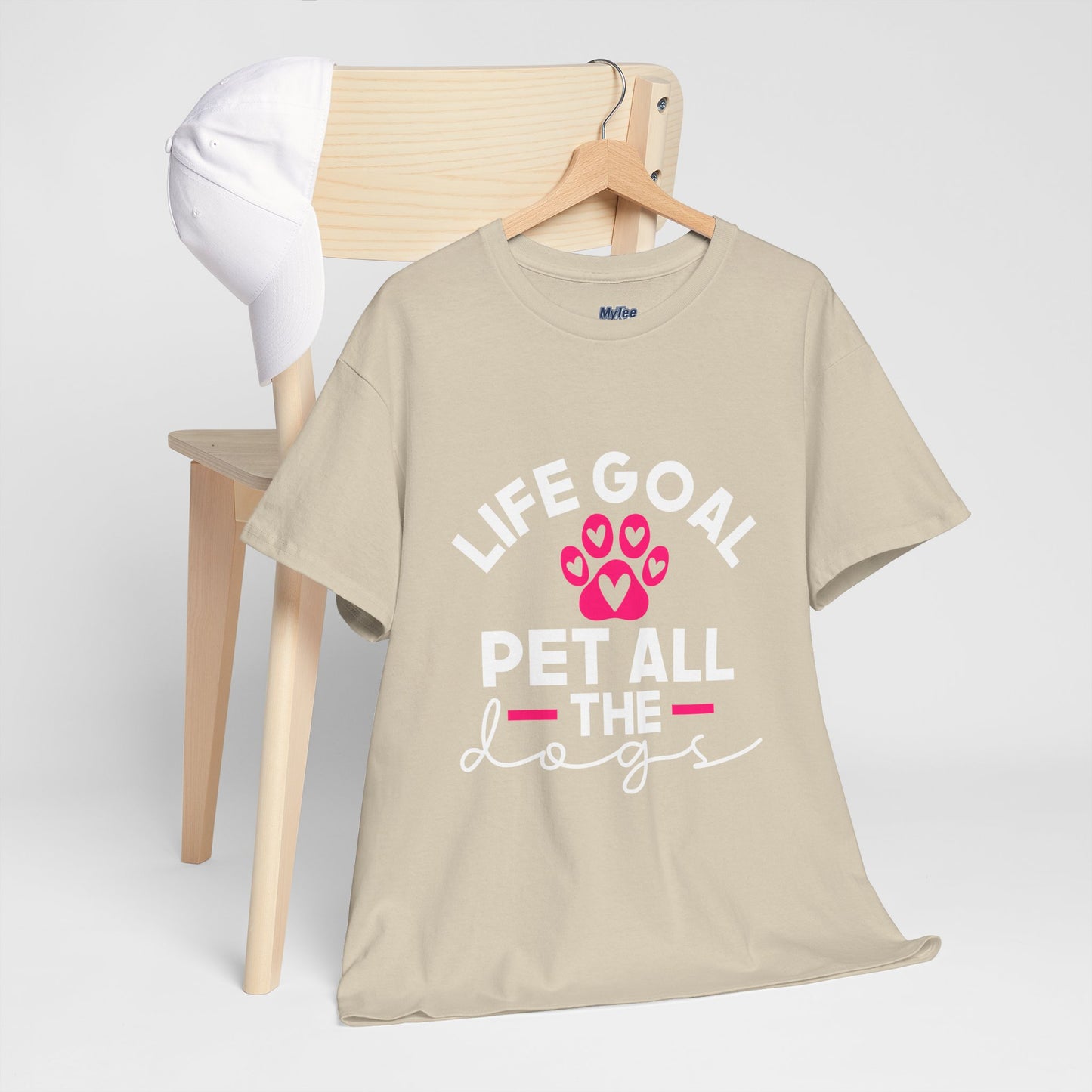 Life Goal Pet All The Dogs Unisex T-Shirt | Pet Every Pup Tee
