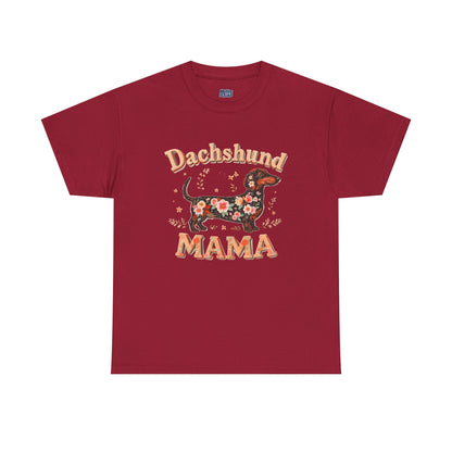 Dachshund Mama T-Shirt – Cute Floral Pup Lover Tee