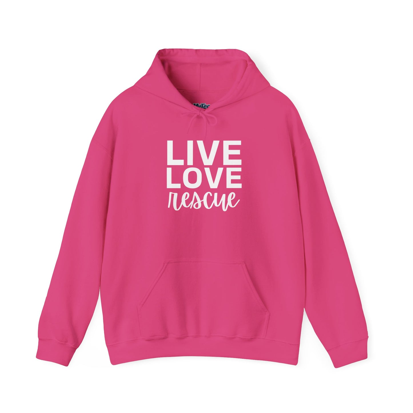 Live Love Rescue Unisex Hoodie - Ideal For Casual Wear