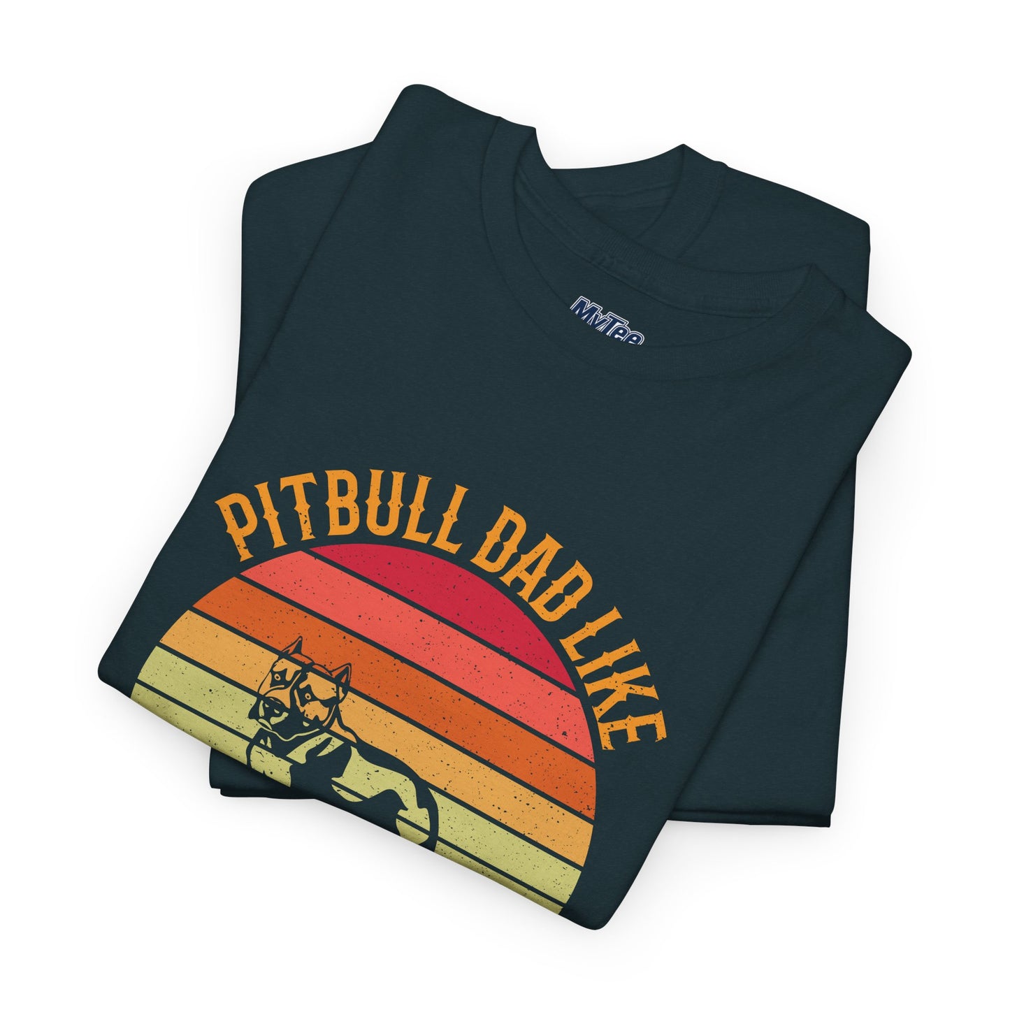 Pitbull Dad Like A Regular Dad But Cooler T-Shirt | Best Gift For Dog Father