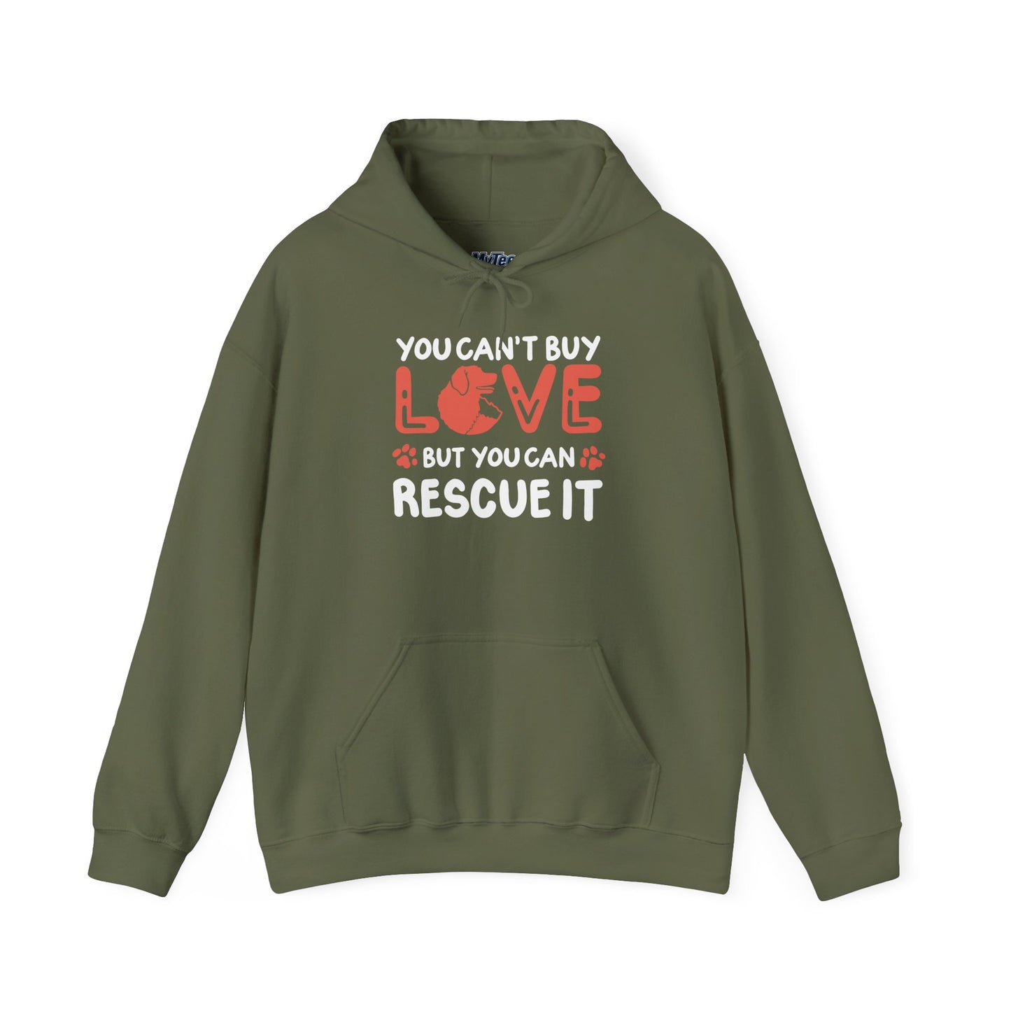"You Can’t Buy Love, But You Can Rescue It" Unisex Hoodie