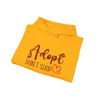 Adopt Don’t Shop Unisex Hoodie – Soft Statement Wear For Animal Lovers