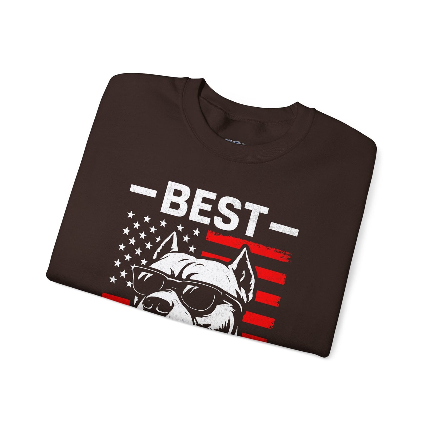 Best Pitbull Dad Ever SweatShirt For Proud Dog Father