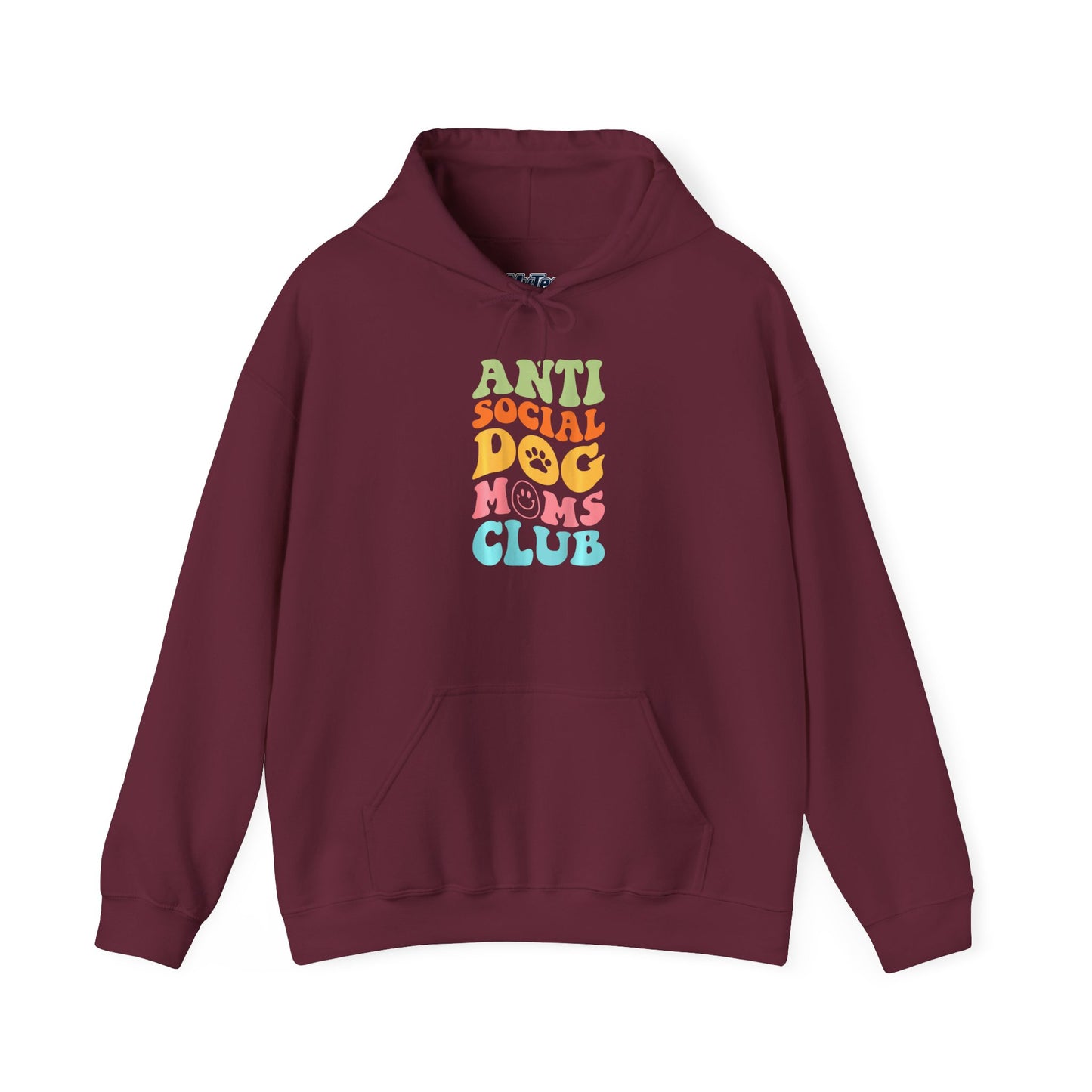 Anti-Social Dog Moms Club Hoodie | Perfect For Casual Outings