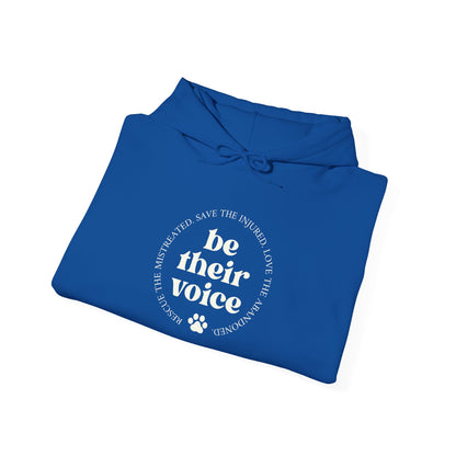 Be Their Voice Unisex Hoodie | Animal Advocacy Apparel