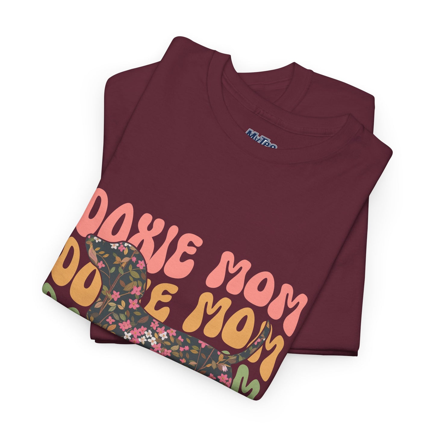Doxie Mom Retro T-Shirt – Colorful Dog Mom Graphic Tee